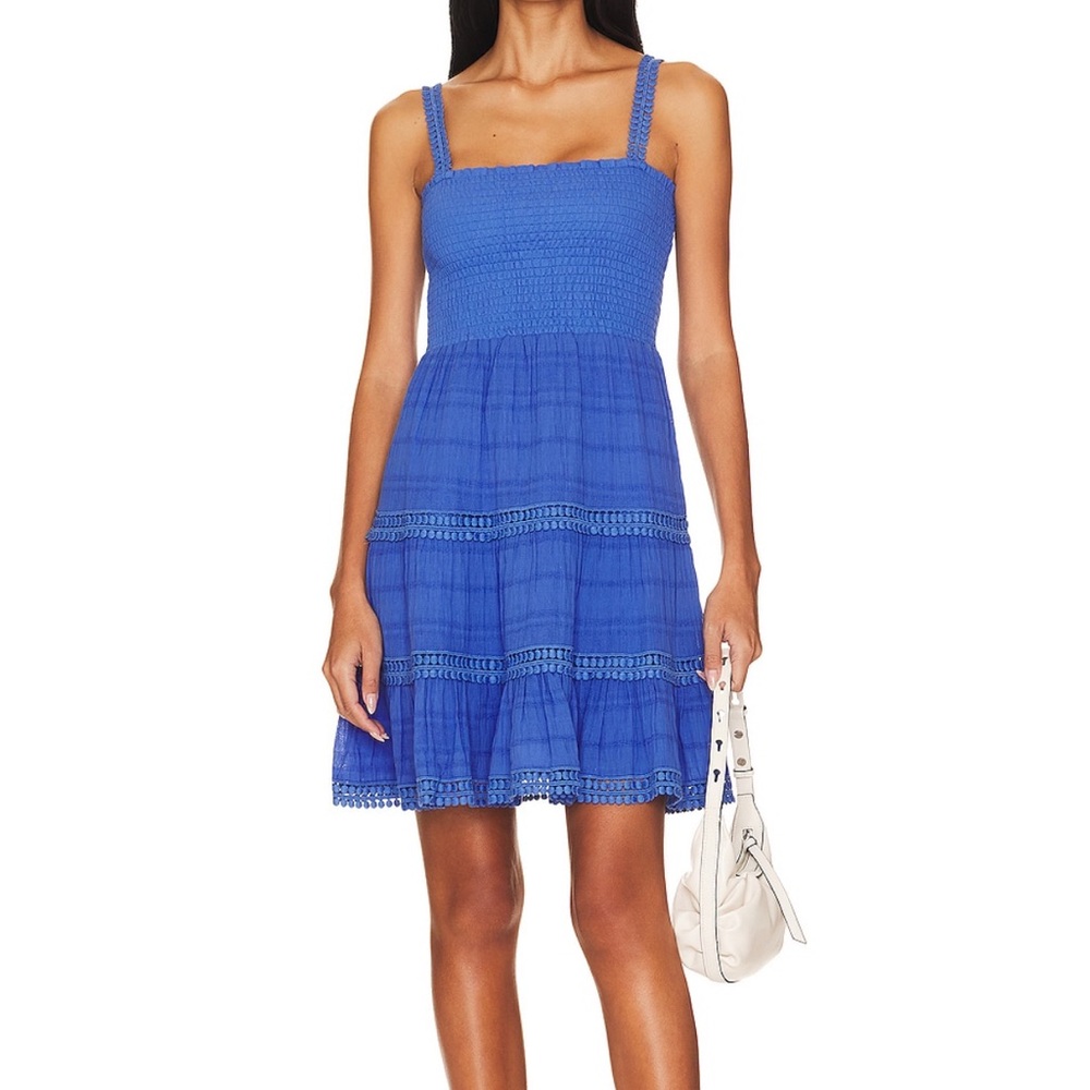 Steve Madden - Blue Smocked Women's Dress